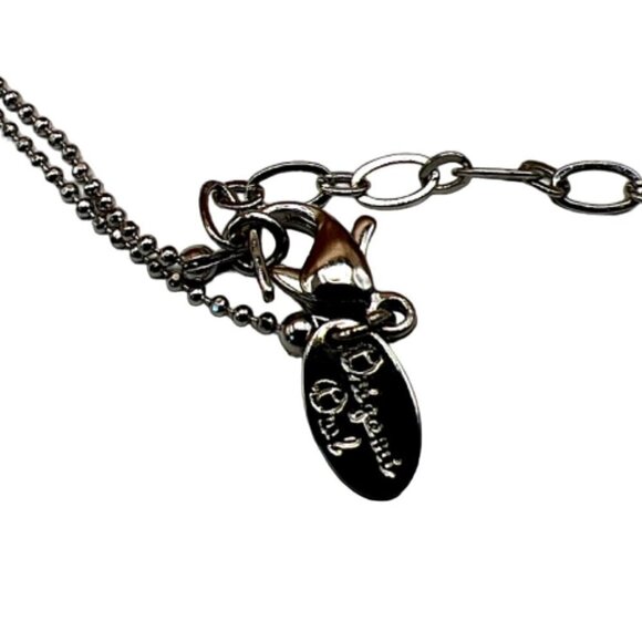 Origami Owl Elephant Pendant Necklace With Blue Stone & Silver Details.   B47 - Picture 10 of 10